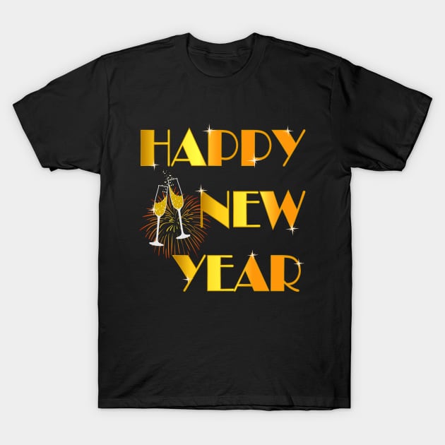 New Year 2022 T-Shirt by JeRaz_Design_Wolrd